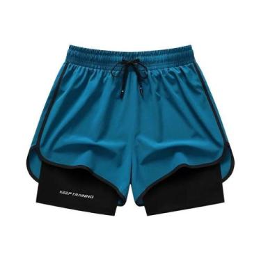 Imagem de Shorts De Basquete Masculinos De Secagem Rápida Em Seda Gelada, Conjun