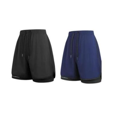 Imagem de Shorts De Basquete Masculinos De Secagem Rápida Em Seda Gelada, Conjun