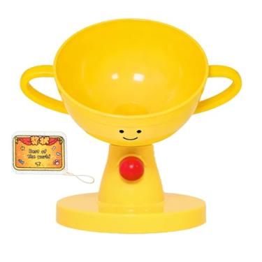 Imagem de Pratos Elevados Para Gatos - 5 Alturas Inclinadas 15°-60° Prato Alimentação Formato de Troféu,Prato Alimentador Ergonómico,Para Casa Interior Exterior