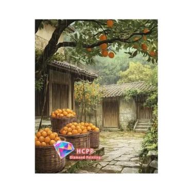 Imagem de Kit De Pintura Em Diamante 5D De Árvore De Coco Na Praia, DIY Mosaico 