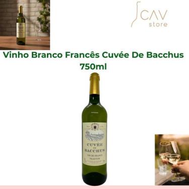 Imagem de Vinho Branco Cuvée De Bacchus 750ml Francês Elegante