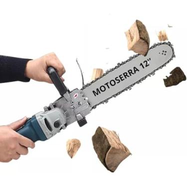 Imagem de Motosserra Adaptador Para Esmerilhadeira Lixadeira Jardim Eletrosserra