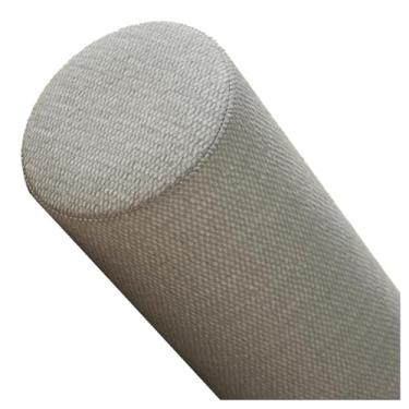 Imagem de SPXMQSS Almofadas para dormir laterais Almofada de pescoço Almofada para dor no pescoço Almofada cilíndrica com babados Almofada removível Travesseiro Tensão do pescoço Cinza C 15 cm x 60 cm