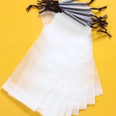 Imagem de Sacos de armazenamento de guarda-chuva de plástico transparente, design compacto com cordão durável à prova de intempéries, 10 peças para entrada de casa, viagem, escritório, 10 peças