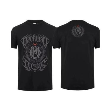 Imagem de Camiseta Gráfica Oversized Masculina Preta Dupla Face vice Grip Moda D