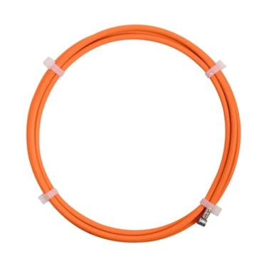 Imagem de KGRHJSA Cabo de fio de freio compatível com Segway Ninebot Scooter Elétrico F30 F40 F20 Skate Kickscooter Roda Traseira Linha de Freio Peças de Fio, Laranja