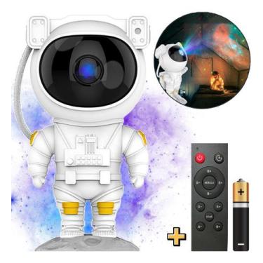 Imagem de Luminaria Projetor De Luz Astronauta Galaxy Ligth Estrelas - Shopbr