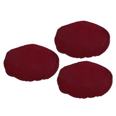 Imagem de Cryfokt Capas de sofá Estilo Elegante Protetor de Móveis de Poliéster Elástico para sofá Individual de 2 Lugares e 3 Lugares para Quatro Estações (Borgonha)