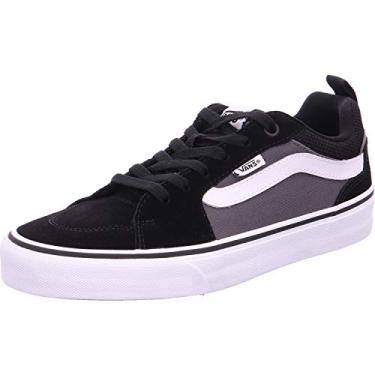 Imagem de Vans Tênis masculino Filmore, Lona de camurça preta em estanho preto T2j, 41