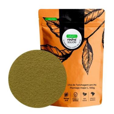 Imagem de Chá de Tanchagem em Pó Plantago major L. 100g - Grupo Rocha Saúde
