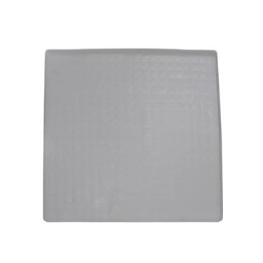 Imagem de predolo Tapete protetor antiderrapante com bordas elevadas para a parte superior da máquina de lavar e secar roupa, ideal para lavanderia, Cinza 60x60cm