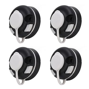 Imagem de SPYMINNPOO Base de Montagem Em Estrela para Trilha de Caiaque, Resistente Ao Desgaste para Iates, Barcos Infláveis, Canoas, Botes PVC Preto 4 Unidades