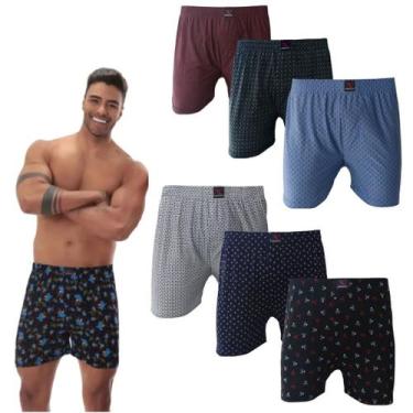 Imagem de Kit com 3 Samba Canção Adulto De Liganete Cueca Somellos / Active Man 
