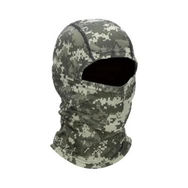 Imagem de Máscara Facial Completa Unissex Camuflada Com Proteção Solar Respiráve