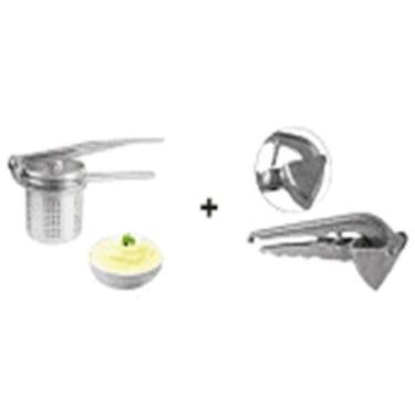Imagem de Espremedor De Batata E Alho com extrator de Caroço Em Alumínio - phael