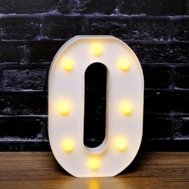 Imagem de Luzes LED para letreiro - Letreiros de alfabeto personalizáveis para casa, casamento, decoração de festa de aniversário e decoração de parede