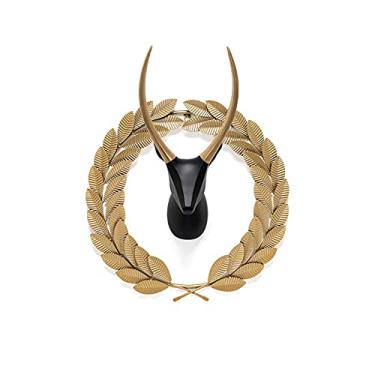 Imagem de U5GAAALPPQ9 Arte de parede de metal folha 3D + estátua criativa decoração de parede pendurada feita à mão escultura de parede decoração de casa para sala de estar quarto cozinha casa aquecimento