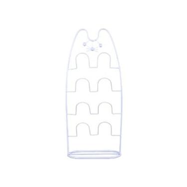 Imagem de Organizador de sapatos de interior chinelo de banheiro simples ferro sapateira chinelos de porta chinelos bonitos gancho entrada quarto sala de estar sapateira (cor: A, tamanho: 1 pacote) (A 1 pacote)