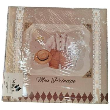 Imagem de Estojo + Álbum Meu Príncipe 80 Fotos 15X21 Design - A0855