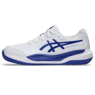Imagem de ASICS Tênis infantil Gel-Resolution X Grade School Tênis, Branco/cobalto escuro, 19