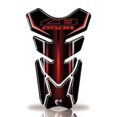 Imagem de Protetor De Tanque Adesivo Moto Honda Cb 650R Vermelho Vermelho
