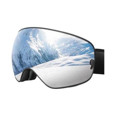 Imagem de Óculos De Esqui Unissex Antiembaçante UV400 Com Lentes Intercambiáveis