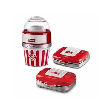 Imagem de Pipoqueira + Sanduicheira + Maquina Waffle Ariete Party Time