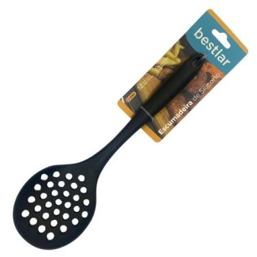 Imagem de Escumadeira de Silicone Preto - Bestlar