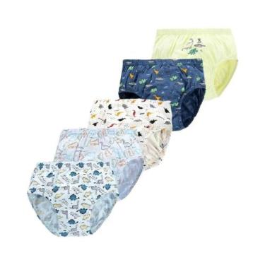 Imagem de Conjunto De Roupa Íntima Para Meninos Com 5 Peças, Cuecas De Algodão R