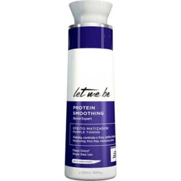 Imagem de Let Me Be Protein Smoothing Blond - Escova Progressiva Passo Único Efeito Matizador 500ml-Unissex
