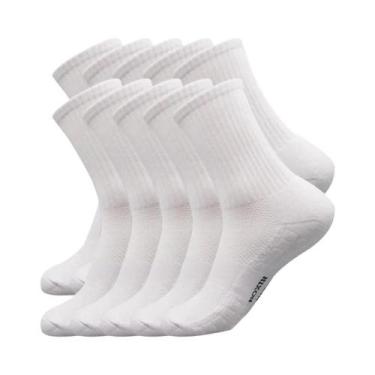 Imagem de Conjunto De Meias Esportivas Quentes Masculinas Pretas E Brancas 5/10/