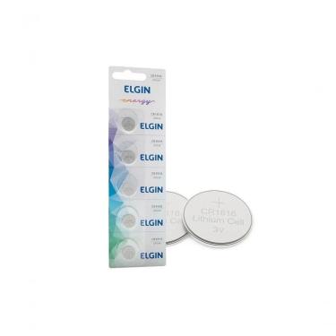 Imagem de Bateria Botão Lítio Elgin Cr1616 C/ 5 Unid.
