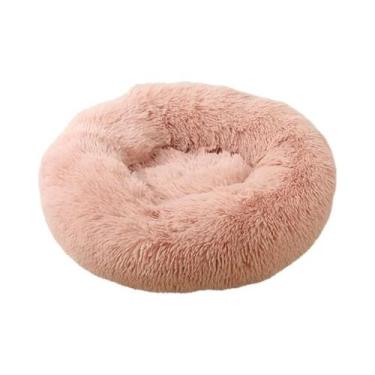 Imagem de Cama Redonda De Pelúcia Macia Para Gatos E Cães, Almofada Para Animais