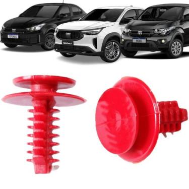 Imagem de Kit 10 Grampo Forro Porta Fiat Ecosport Caminhão - Mestre da Fixação