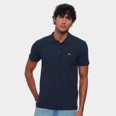 Imagem de Camisa Polo Levi's Housemark Masculina, Marinho, P