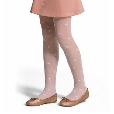 Imagem de Meia calça fio 20 festa 9590 selene infantil, B, Branco