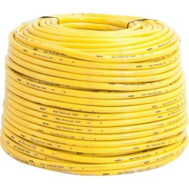 Imagem de Mangueira Para Jardim 1/2 Amarela Super Flexível Com 200 Me - Vonder