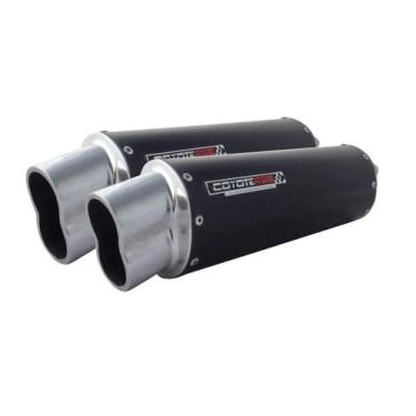 Imagem de Escape / Ponteira Coyote RS5 Boca 8 Aluminio Oval (PAR) - XT 660 R - Y