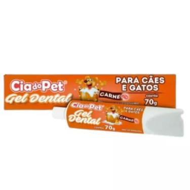 Imagem de Gel Dental Cia do Pet Sabor Carne 70g