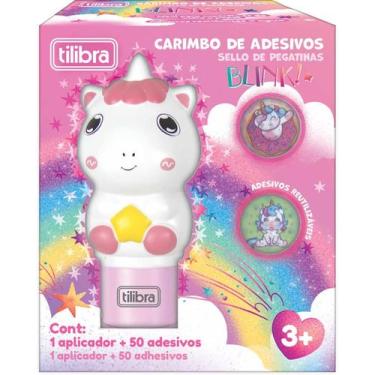 Imagem de Carimbo de Adesivos Unicórnio com 50 Adesivos - Blink, Único