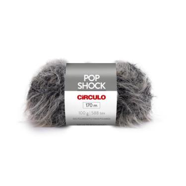Imagem de Novelo de Lã Fio Pop Shock Circulo 100g - CIRCULO Cor:8990 - Preto, 89