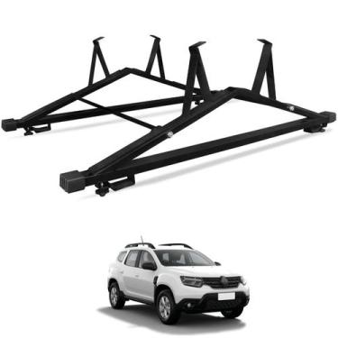 Imagem de Rack Suporte de Teto Porta Escadas Preto Universal Reforçado para Long
