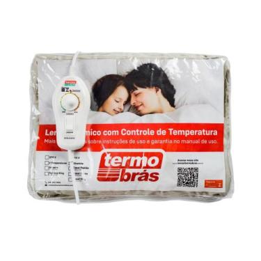 Imagem de Lençol Térmico Solteiro Padrão Gitatório Termobras, 110V