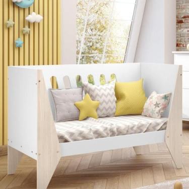 Imagem de Berço Mini Cama Hope - Branco/Natural - Serpil Baby, Branco