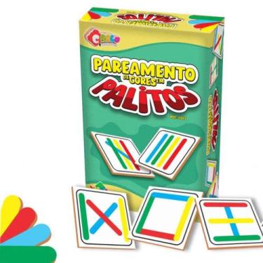 Imagem de Jogo Educativo Pareamento de Cores em Palitos - Diversos Fabricantes (