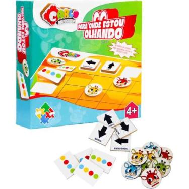Imagem de Jogo Educativo para ONDE Estou Olhando em MDF - Diversos Fabricantes