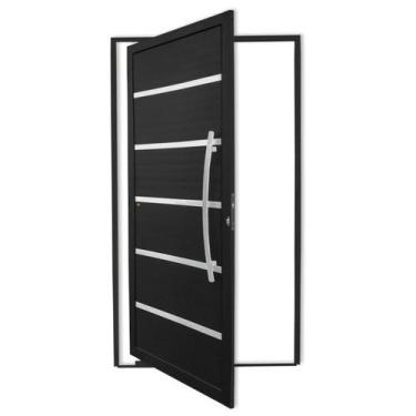 Imagem de Porta Pivotante Lambril Premium com Puxador Super 210cm x 100cm Brimak