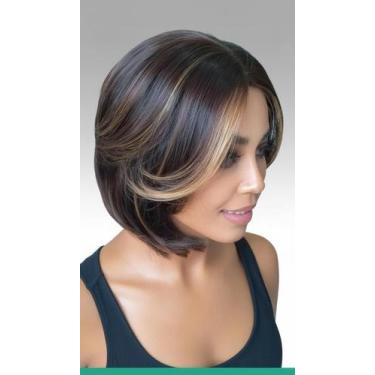 Imagem de Peruca Lisa Curta Fibra Orgânica Premium 30cm - Congratulations Store