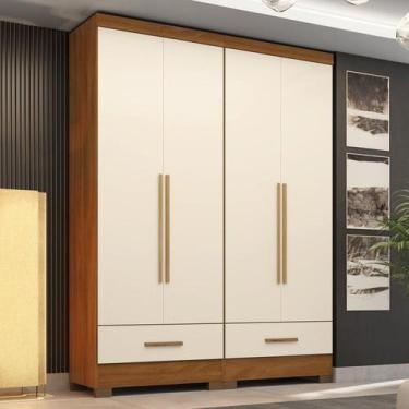 Imagem de Quarto Modulado 100% MDF 2 Peças 4 Portas 2 Gavetas Smart Plus Espress