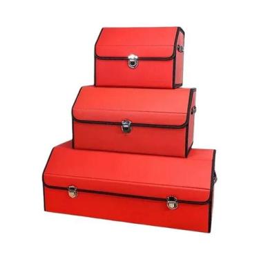 Imagem de Organizador De Porta-Malas De Carro Em Couro Impermeável Para SUV, Con